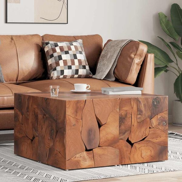 vidaXL Stools/Coffee Table Solid Teak