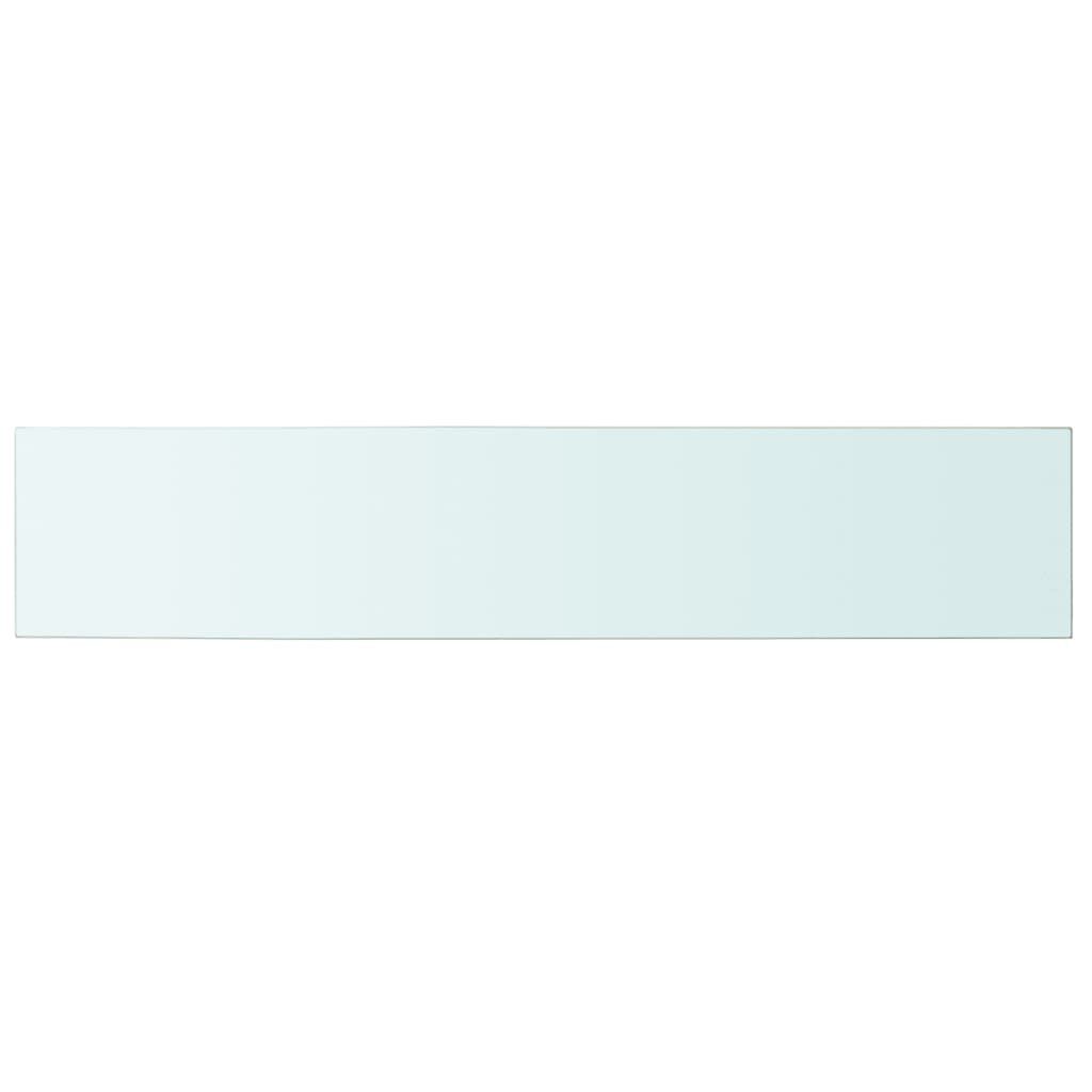 vidaXL Shelf Panel Glass Clear 100x20 cm