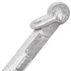 vidaXL Folding Anchor with Rope Silver 0.7 kg Hot Dip Galvanized Cast Iron