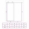 vidaXL Sliding Door Frosted ESG Glass and Aluminium 76x205 cm Black