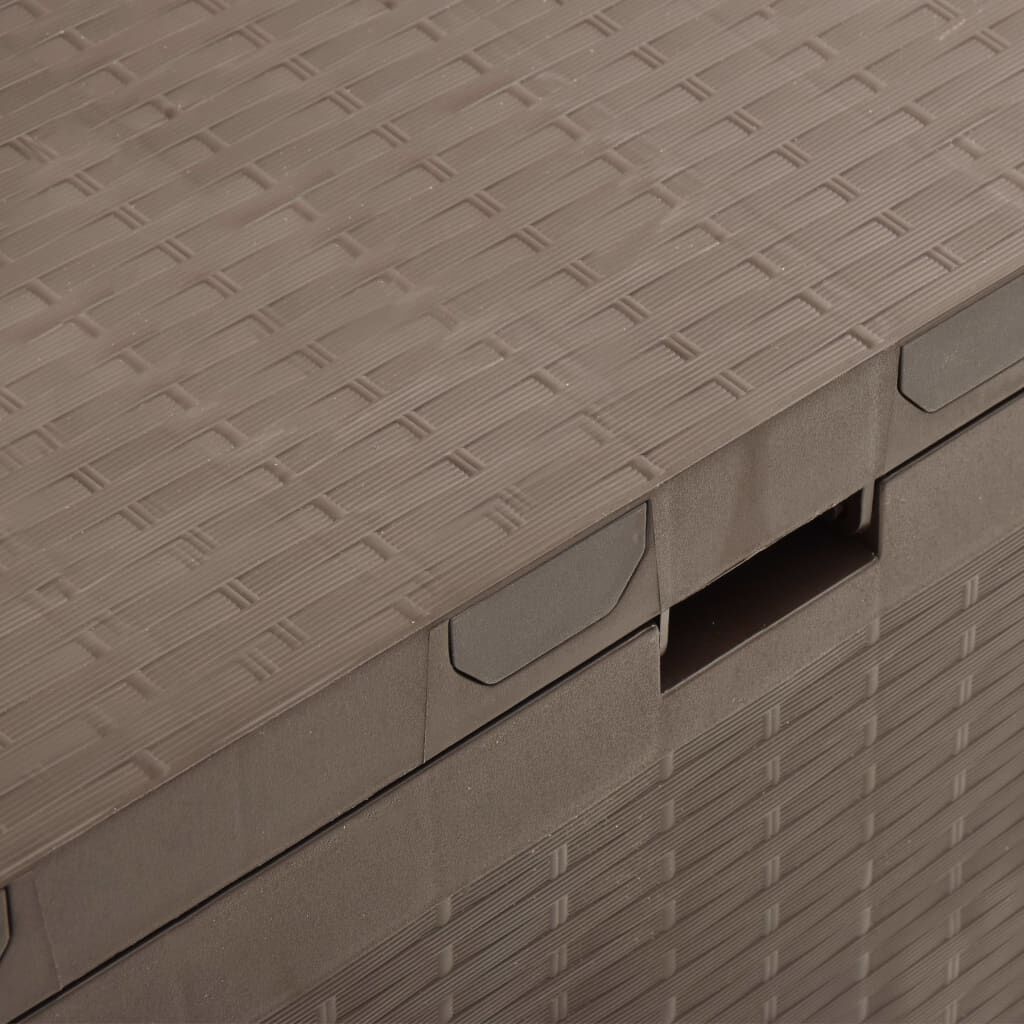vidaXL Garden Storage Box Brown 114x47x60 cm