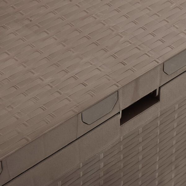 vidaXL Garden Storage Box Brown 114x47x60 cm