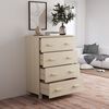 vidaXL Sideboard HAMAR Honey Brown 79x40x103.5 cm Solid Wood Pine