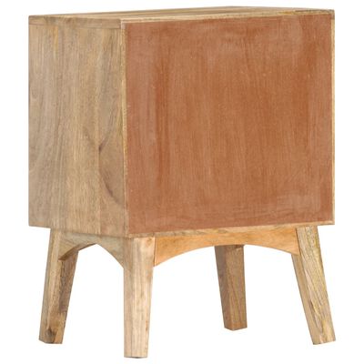 vidaXL Bedside Cabinet 40x35x55 cm Solid Mango Wood