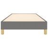 vidaXL Bed Frame without Mattress Dark Grey Twin XL Fabric (US Only)