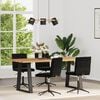 vidaXL Dining Chairs 4 pcs Black Velvet