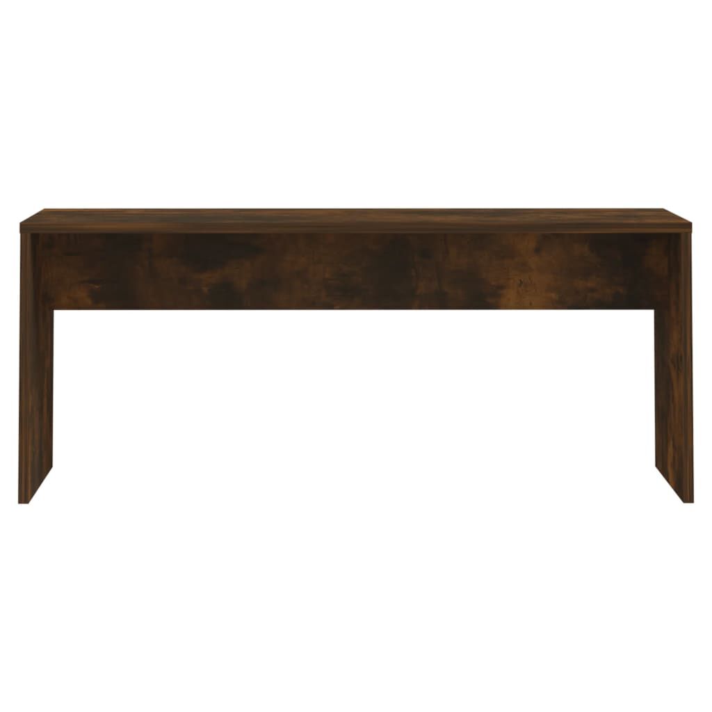 vidaXL 3 Piece Dining Set Smoked Oak Engineered Wood
