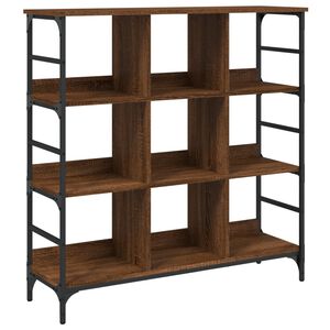 vidaXL Sideboard Brown Oak 102x32x103.5 cm Engineered Wood