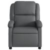 vidaXL Recliner Chair Grey Faux Leather
