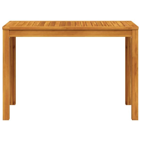 vidaXL Garden Dining Table 110x55x75 cm Solid Wood Acacia