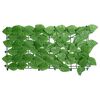 vidaXL Balcony Screen with Green Leaves 500x75 cm