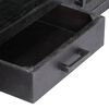 vidaXL TV Cabinet Black 118x30x40 cm Solid Mango Wood