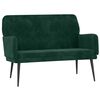 vidaXL Bench Dark Green 108x79x79 cm Velvet