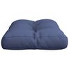 vidaXL Pallet Cushion Navy Blue 60x40x12 cm Fabric