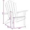 vidaXL Garden Adirondack Chairs 2 pcs Brown 77 x 78 x 95 cm