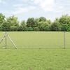 vidaXL Chain Link Fence Silver 25 x 0.6 m Galvanised Steel