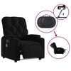 vidaXL Electric Massage Recliner Chair Black Fabric