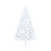 vidaXL Artificial Half Pre-lit Christmas Tree with Ball Set White 180 cm