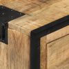 vidaXL Sideboard 80x31x71 cm Solid Rough Mango Wood