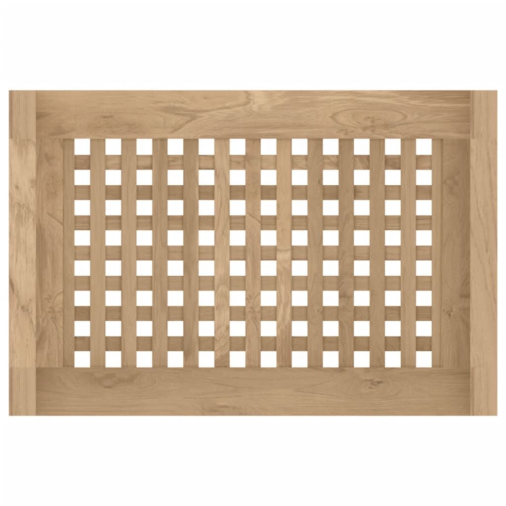 vidaXL Bathroom Side Table 45x30x45 cm Solid Wood Teak