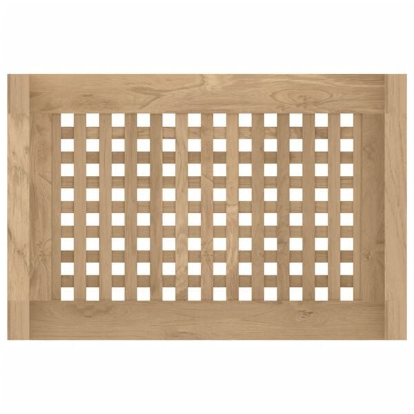 vidaXL Bathroom Side Table 45x30x45 cm Solid Wood Teak