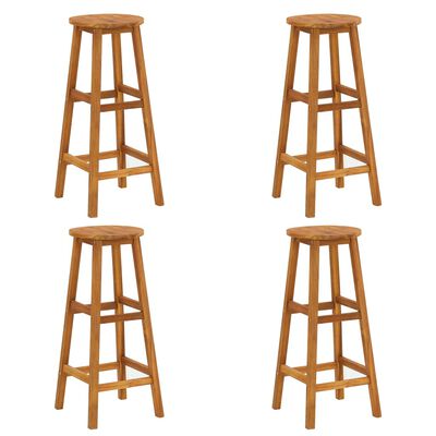 vidaXL 5 Piece Garden Bar Set Solid Wood Acacia