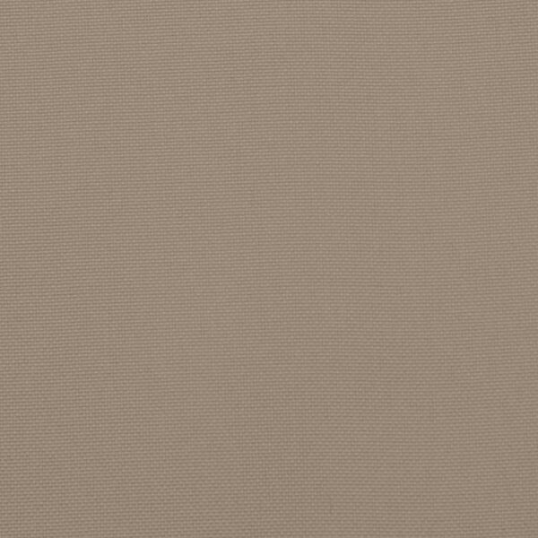 vidaXL Garden Bench Cushion Taupe 100x(50+50)x7cm Oxford Fabric