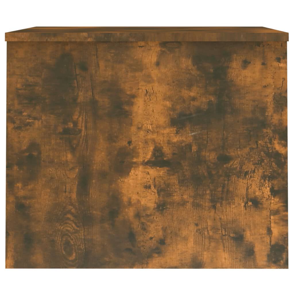 vidaXL Coffee Table Smoked Oak 80x50.5x41.5 cm Engineered Wood