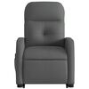 vidaXL Stand up Massage Recliner Chair Dark Grey Fabric