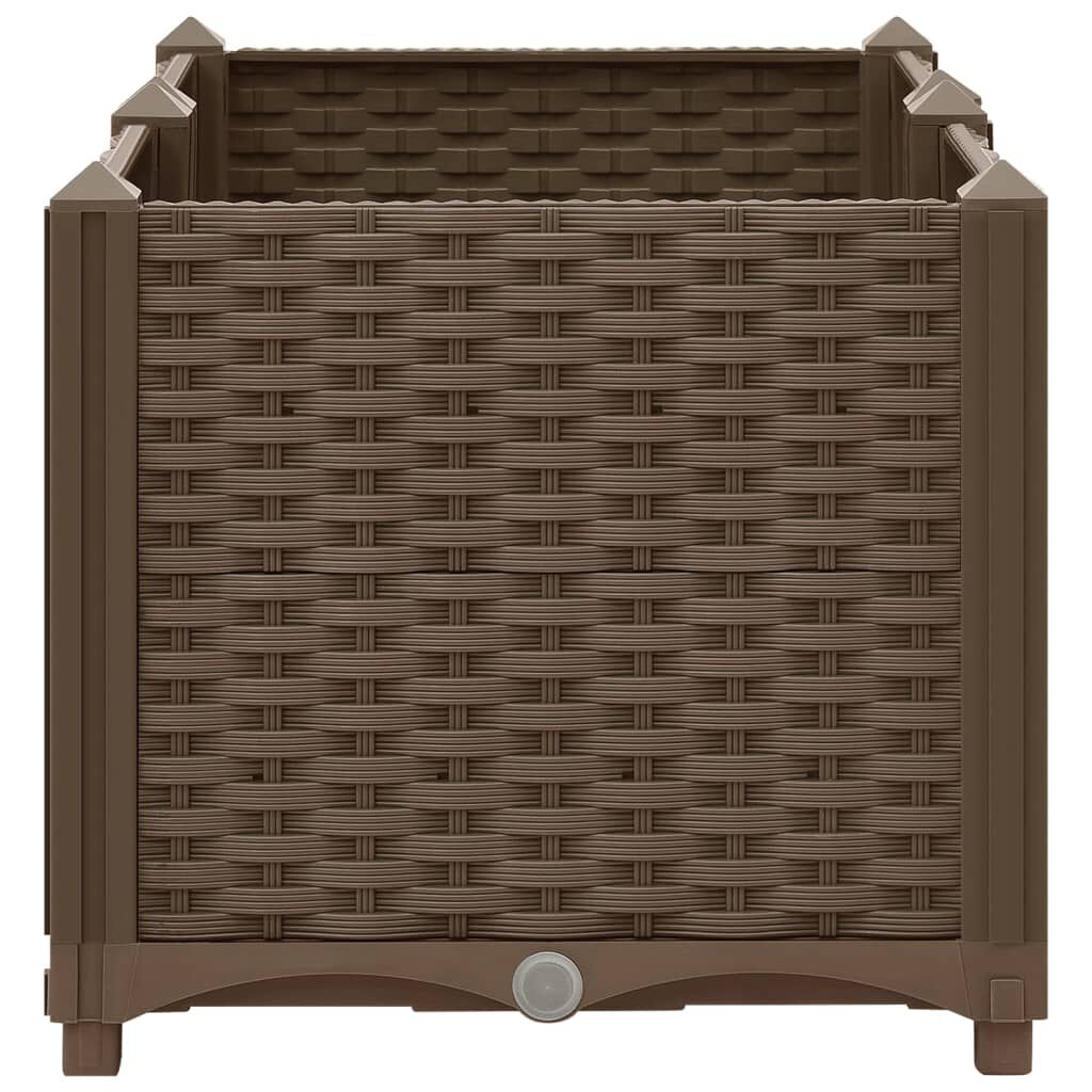 vidaXL Raised Bed 80x40x38 cm Polypropylene