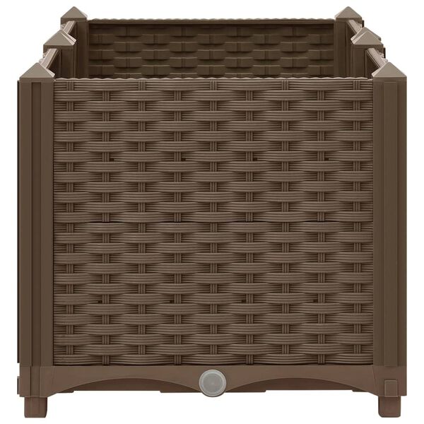 vidaXL Raised Bed 80x40x38 cm Polypropylene