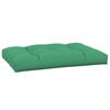 vidaXL Pallet Cushion Green 120x80x12 cm Fabric