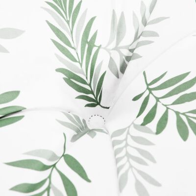 vidaXL Garden Bench Cushion Leaf Pattern 100x50x7 cm Oxford Fabric