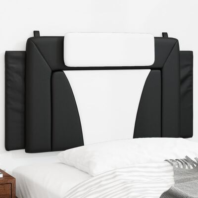 vidaXL Headboard Cushion Black and White 100 cm Faux Leather