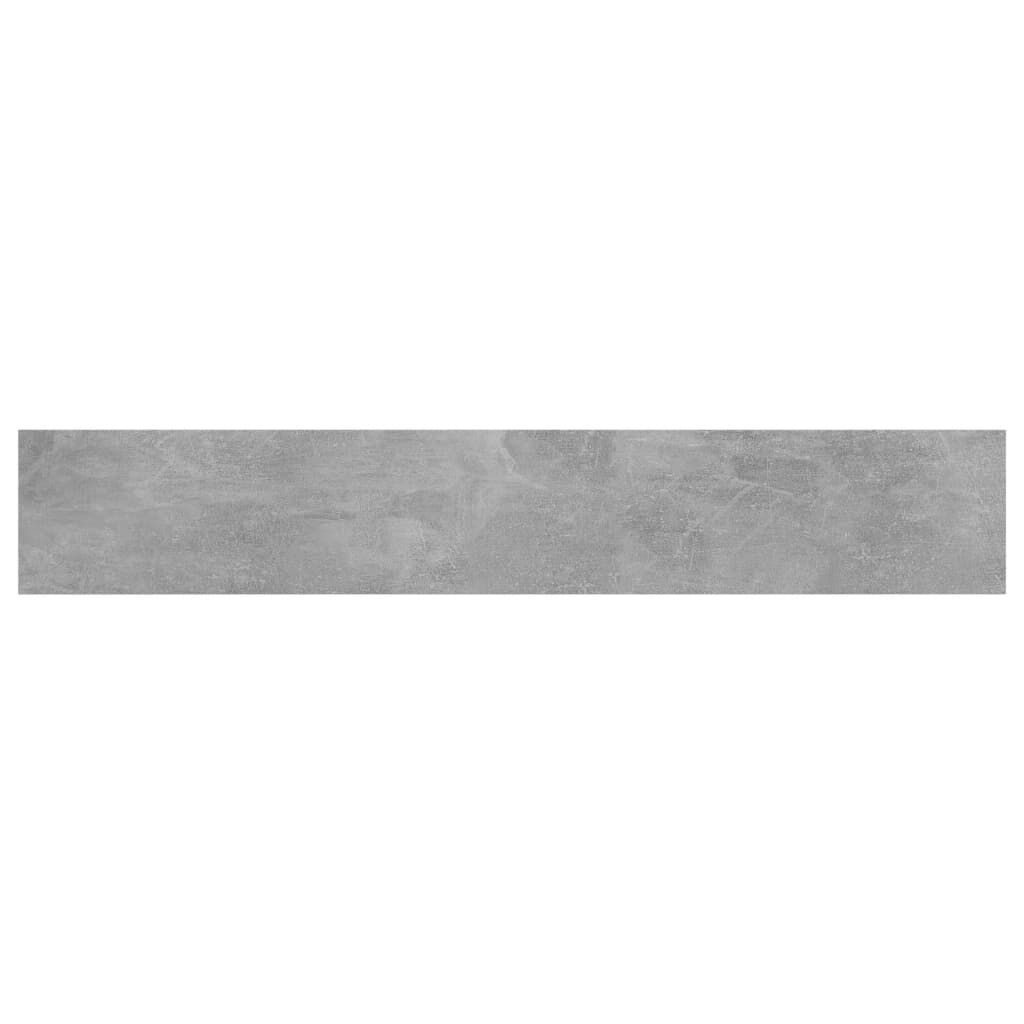 vidaXL Bookshelf Boards 4 pcs Concrete Grey 60x10x1.5 cm Engineered Wood