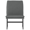 vidaXL Lounge Chair Dark Grey 52x75x76 cm Fabric