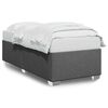 vidaXL Bed Frame without Mattress Dark Grey&nbsp;Twin Fabric