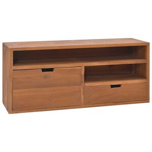 vidaXL TV Cabinet 90x30x40 cm Solid Teak Wood