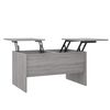 vidaXL Coffee Table Grey Sonoma 80x50x42,5 cm Engineered Wood