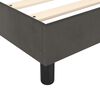 vidaXL Box Spring Bed with Mattress Dark Grey 100x190 cm Twin Velvet