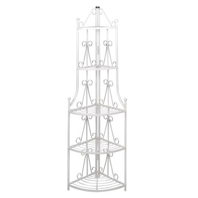 Corner Plant Rack White