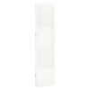 vidaXL 3-Panel Room Divider White 120x180 cm Steel