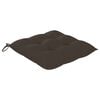 vidaXL Garden Chairs with Taupe Cushions 3 pcs Solid Teak Wood