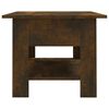 vidaXL Coffee Table Smoked Oak 102x55x42 cm Engineered Wood