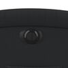 vidaXL Electric Stand up Recliner Chair Black Real Leather