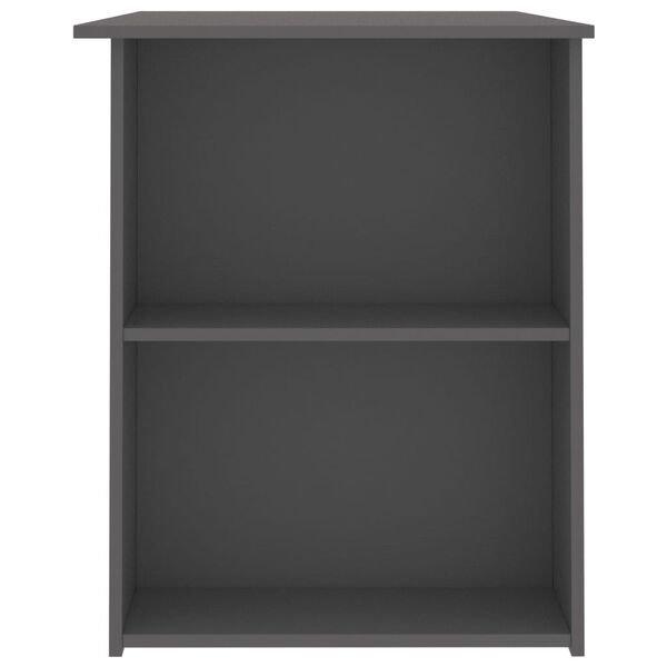 vidaXL Desk Grey 110x60x73 cm Engineered Wood
