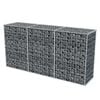 vidaXL Gabion Basket Galvanised Steel 200x50x100 cm