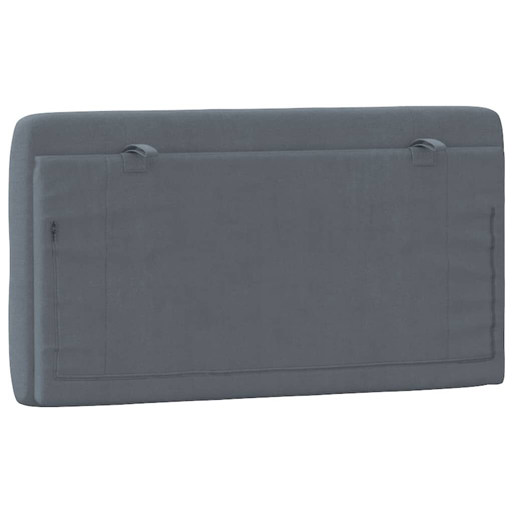 vidaXL Headboard Cushion Dark Grey 100 cm Velvet