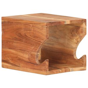 vidaXL Wall Mounted Bicycle Rack 35x25x25 cm Solid Acacia Wood