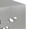 vidaXL Air Conditioner Cover Silver 110 x 50 x 105 cm Stainless steel